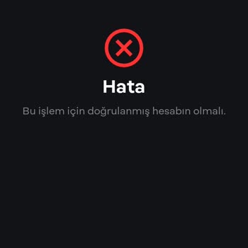 Onaysız Papara Hesabı Hatası