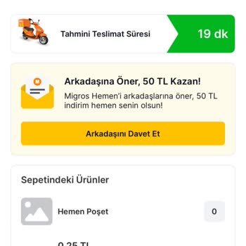 Migros Gold Üyelik Olduğu Halde Teslimat Ücreti