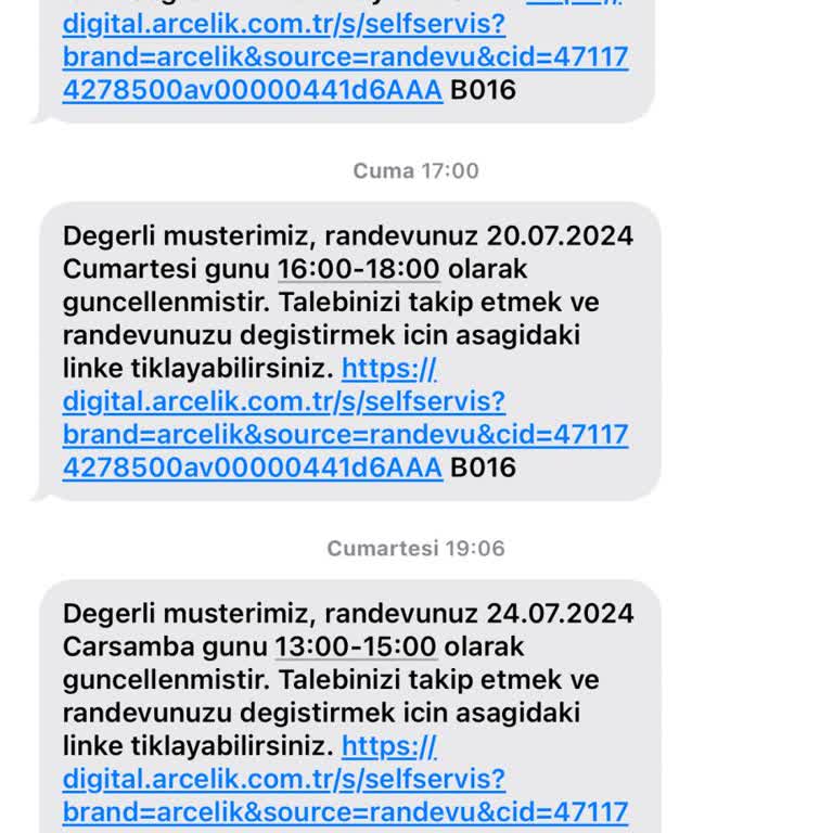 Mardin Arçelik Servisinde Randevu Sorunu Ve İletişim Eksikliği