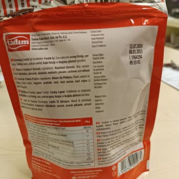 Tadım Fındık Paket Tamamen Boş