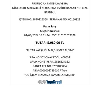 Ahs Mobilya Ve Halı Ahs Mağazaları Haksız Kazanç Sağlamaya Çalışmaktadır.