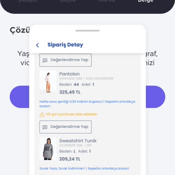 LC Waikiki Kapıda Nakit Ödeme Yaptığım Ürün İadesini Ücreti Hâlâ Elime Geçmedi