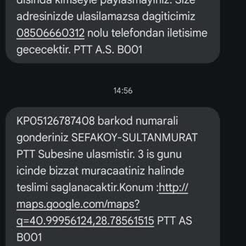 PttAVM PTT Kargo Siparişlerimi Eve Getirmiyor Şubeden Almak Zorunda Kalıyorum