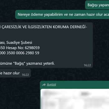 Haçiko Yapılan Bağışa Yönelik Talebe Asla Cevap Vermemesi
