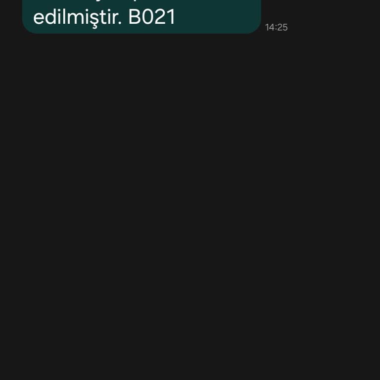 Getir İptal Edilen Sipariş.