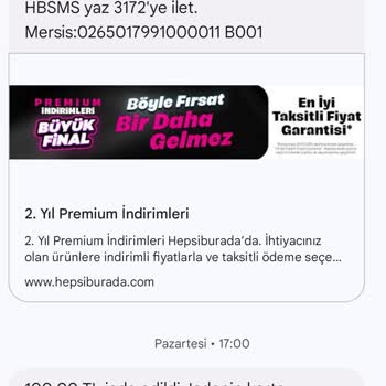 Hepsipay İadeyi Kredi Kartına Aktarılmadı