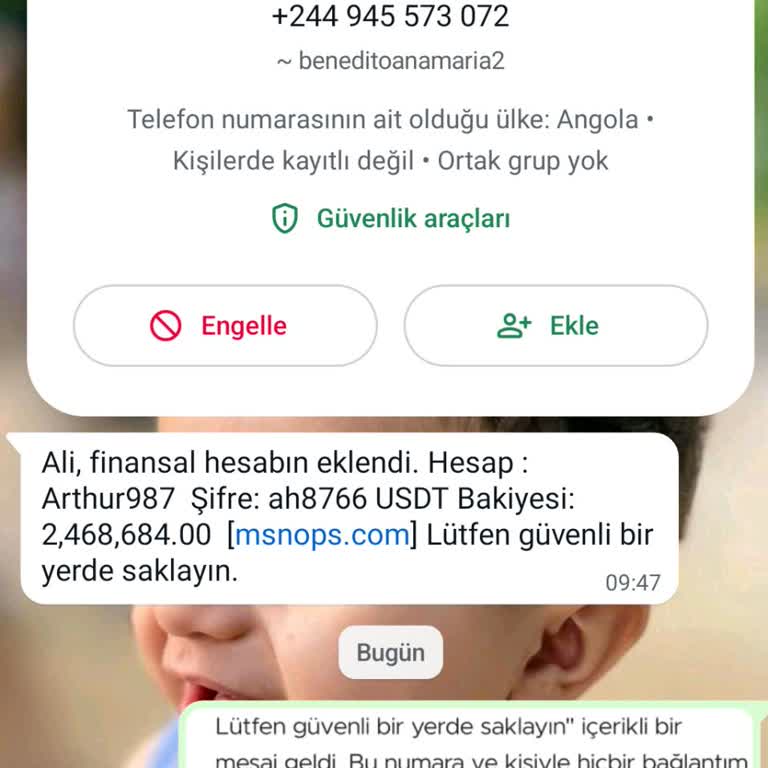 WhatsApp Üzerinden Mesaj Şikayeti.