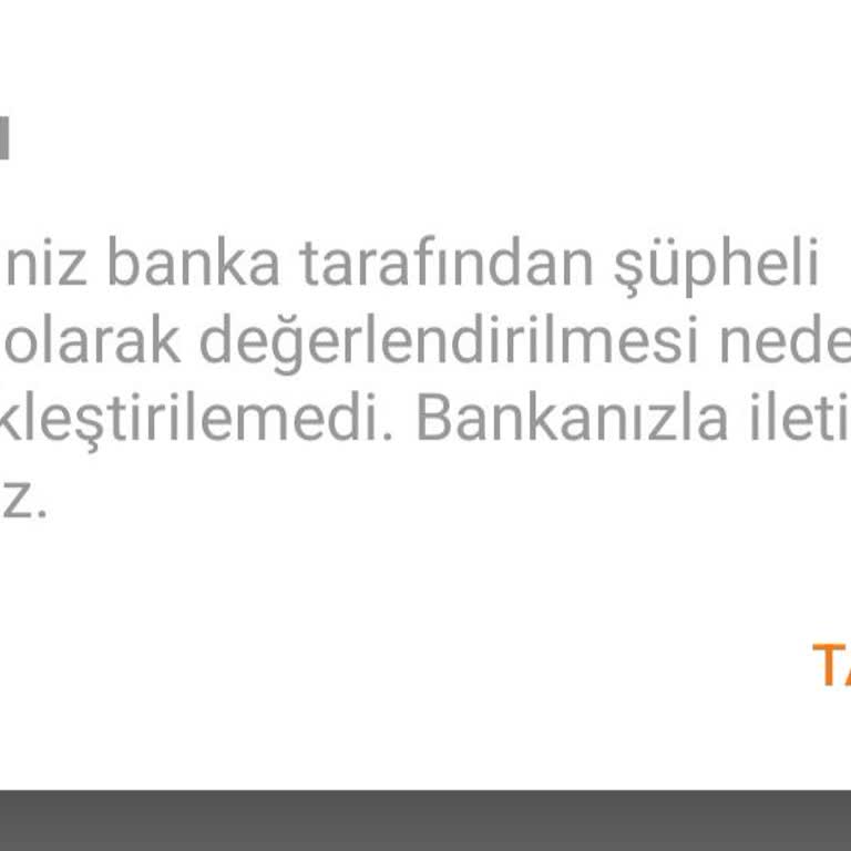 Ziraat Bankası Genç Kart Bakiye Yetersizliği