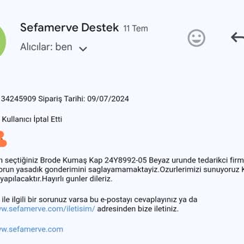 Sefamerve Ücret İadesi Ve Telefonlara Bakmıyorlar