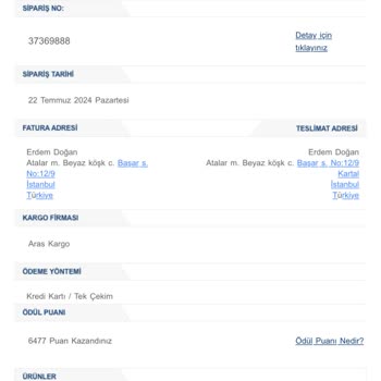 Supplementler.com Gerçekleşemeyen Ürün Teslimatı