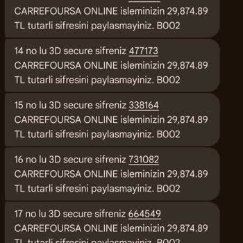Carrefour SA Online Para Çekim