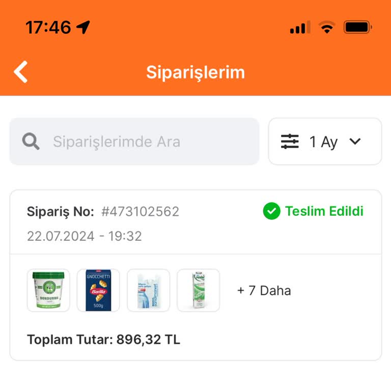 Migros Sanal Market Siparişi Teslim Edilmiş Gibi Gösterip Göndermiyor