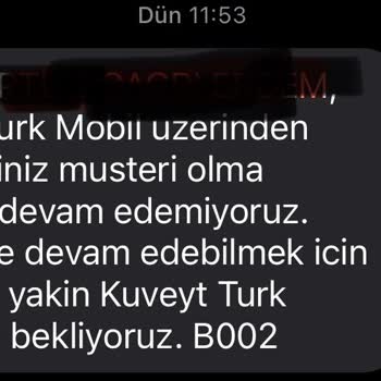 Kuveyt Türk Küvet Türk Mobil Problemi