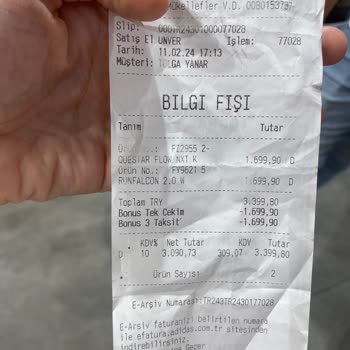 Adidas Marka Ayakkabıda Renk Atması Delinme Sonrası Gelen Red Cevabı
