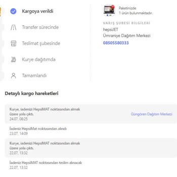 Adı Hepsijet Olan Ama Hepsikaplumbağa Gibi Hareket Eden Kargo!