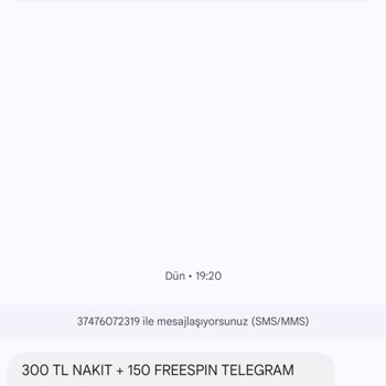 Vodafone De 37 İle Başlayan Virüslü SMS'ler.