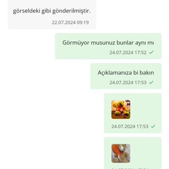 ÇiçekSepeti Yanlış Ürün Gönderme