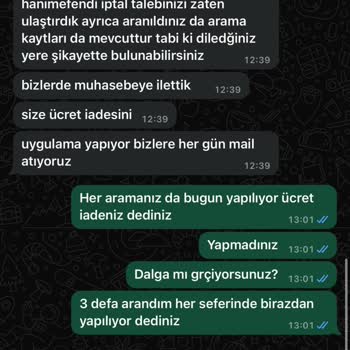 Organic Scarfs Ürün Ve Ücret İadesi Mağduriyeti