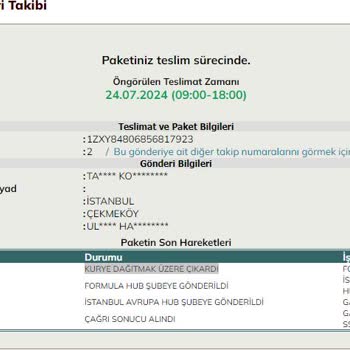 UPS Türkiye Bizi Mağdur Etti