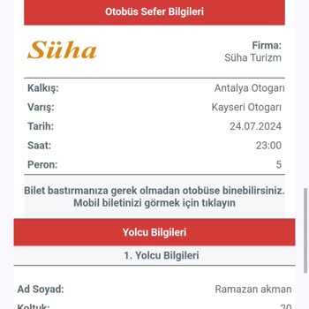 Süha Turizm Bilet İptali Ve Erteleme Yapılmadı Paramızı İade Etmediler