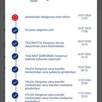 Aras Kargo Çınarcık Şubesi Teslimat Yapmıyor