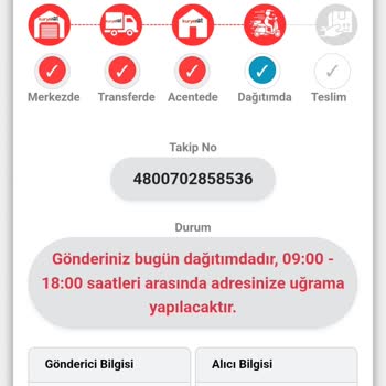 Kuryenet Beklediğim Kargo Gelmedi