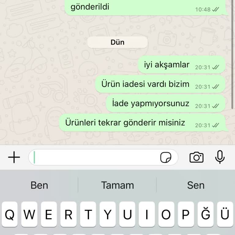 Gentil Butik Tarafından Ücret İadesi Yapılmıyor