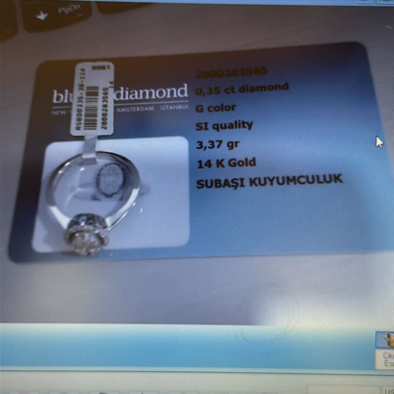 Blue Diamond Sertifikası Kaybolan Yüzüğüm İçin Çözüm Bekliyorum