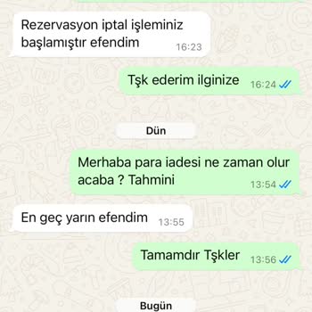 Ea Seyahat Para İadesi Yapmadı Ve Beni Engelledi. Sapanca Tatil