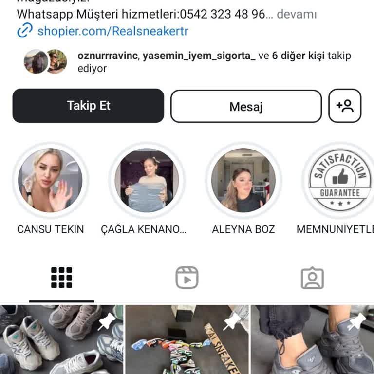 Realsneakers (Realsneakers.tr) Realsneakers Sitesinden Alışveriş Yapılmamalı