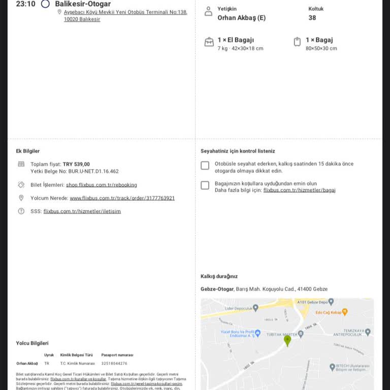 Kamil Koç Firmasının Çalışanlarının Tarafıma Yaptığı Terbiyesizlik