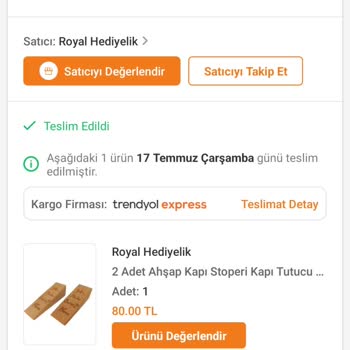 Trendyol Express Kargomu Başka Adrese Bırakıp İlgilenmiyor