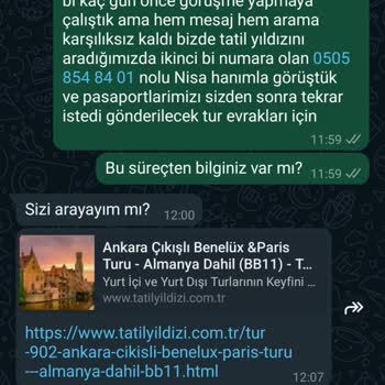 Tatil Yıldızı Tatilyildizi.com.tr 30 Gündür Ödeme Yaptığım Miktarı Vermiyor