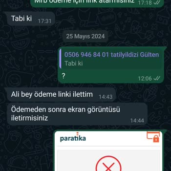 Tatil Yıldızı Tatilyildizi.com.tr 30 Gündür Ödeme Yaptığım Miktarı Vermiyor