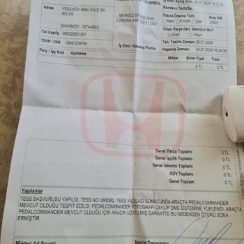 Pedal Commander Honda Civic Garanti Dişi Kalma Olayı