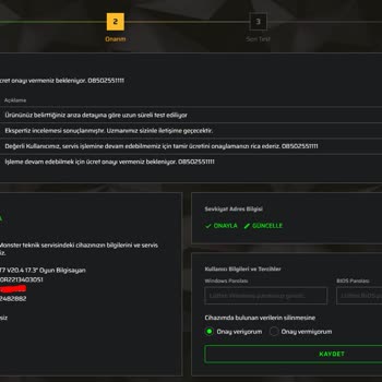 Monster Bilgisayar Teknik Servis Haksız Para Talebi