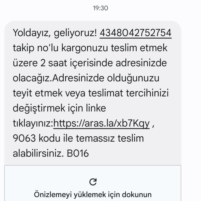 Aras Kargo Ürün Teslim Edilecek Deyip Edilmedi
