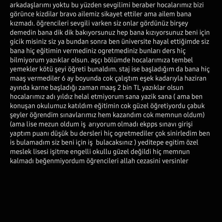 Milli Eğitim Bakanlığı (MEB) Yeditepe Egitim Özel Meslek Lisesi