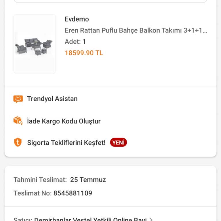 Savaş Mobilya Teslimat Gecikmesi Ve İletişim Sorunları