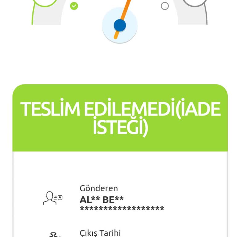Yurtiçi Kargo Teslim Edilemedi (iade İsteği)