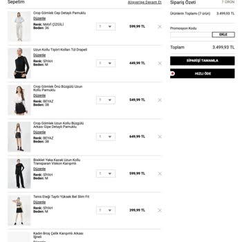 Koton Siparişimde Yaşadığım Mağduriyet