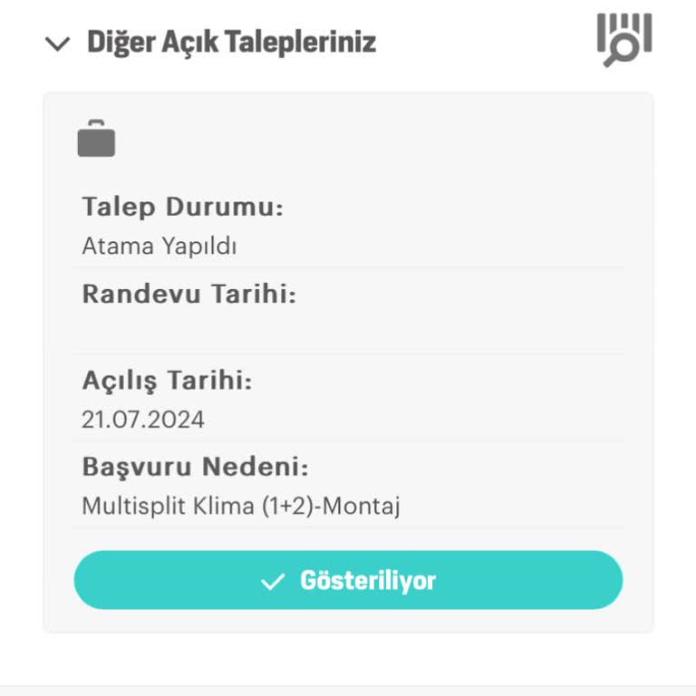 Arçelik Montaj Talebi Eziyeti