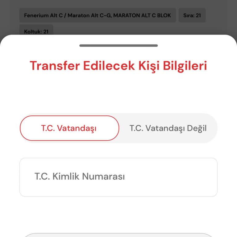 Passolig Kombine Transferi İçin Tanımlama Yapamıyorum