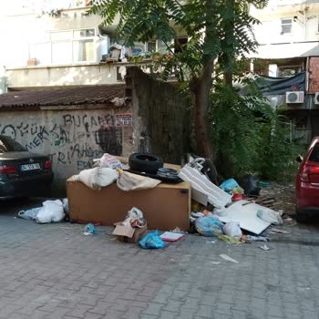 Kağıthane Belediyesi Gürsel Mah. Binnaz Sokaktaki Kangren Olmuş Durumdaki Çöp Problemi