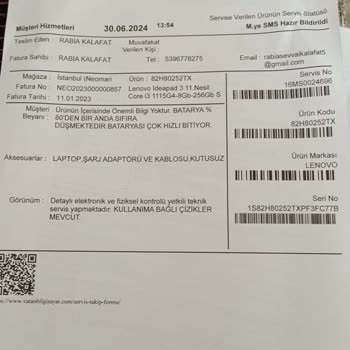 Vatan Bilgisayar Pendik Neomarin Vatan Mağazasında Yaşadığım Mağduriyet