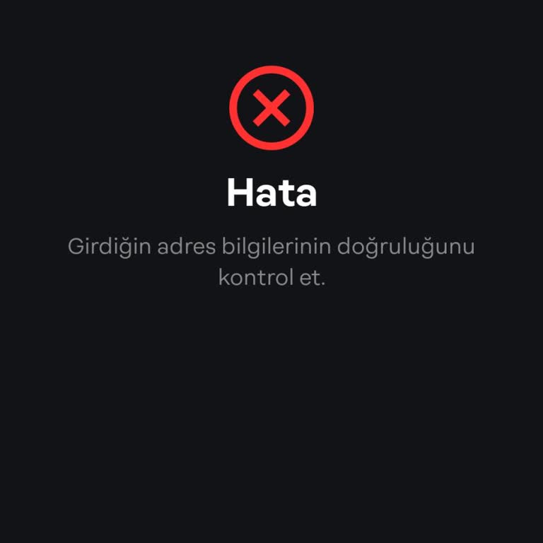 Papara Nvi Kod Hatası