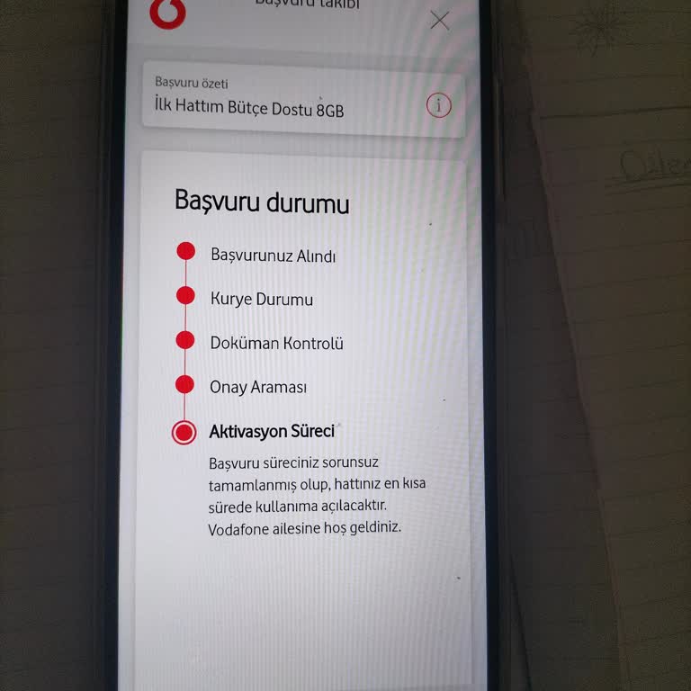 Vodafone Bir Türlü Açılamayan Yeni Hat