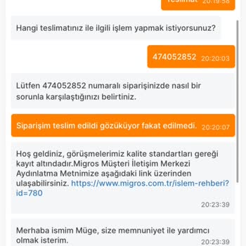 Migros Hemen Ürün Teslim Edildi Görünüyor Ama Edilmedi