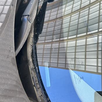BMW 1.16d Ön Cam Fitili Parçalanması