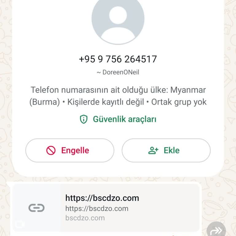 WhatsApp Gelen Mesaj